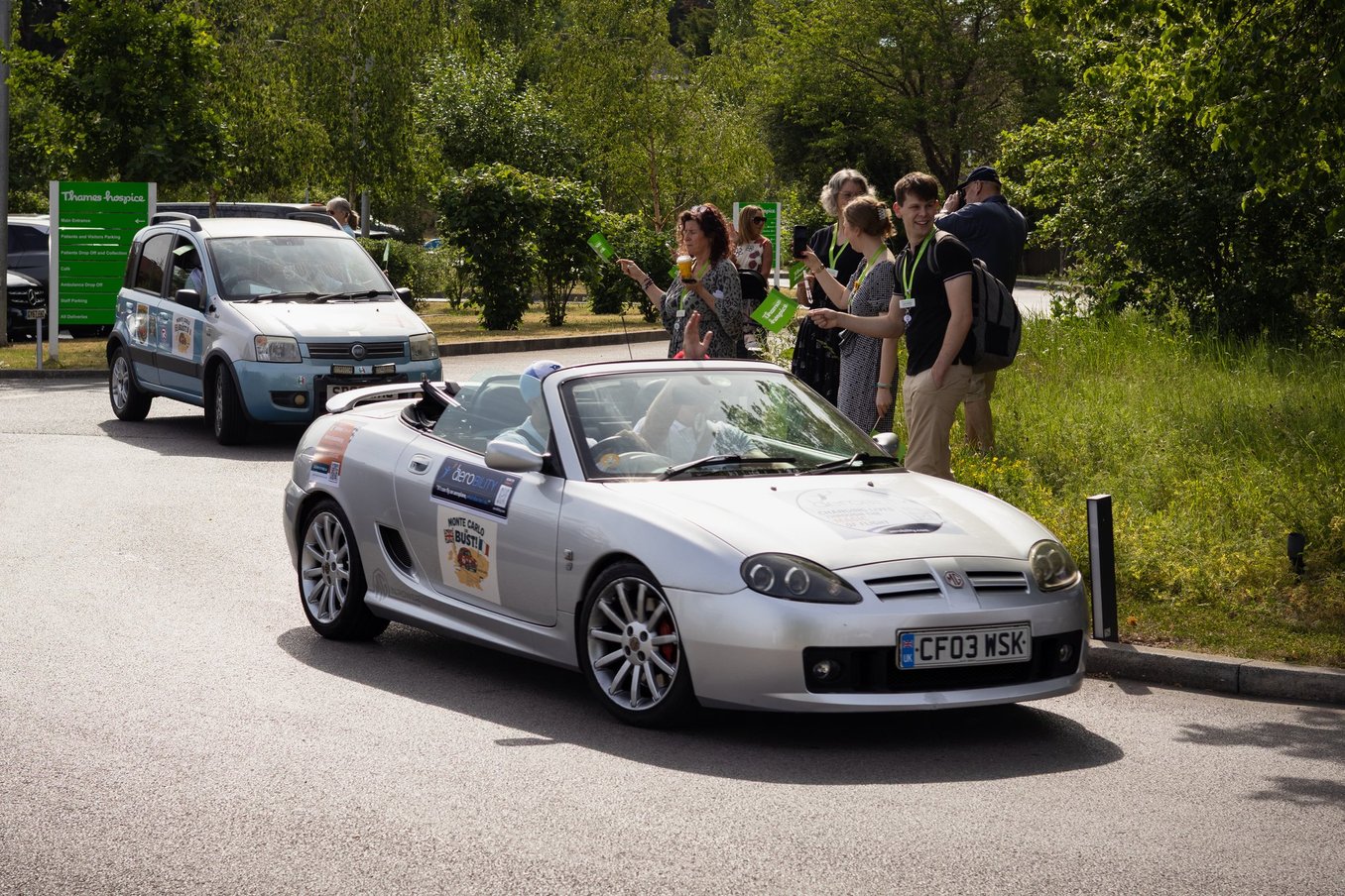 Monte Carlo or Bust departure car